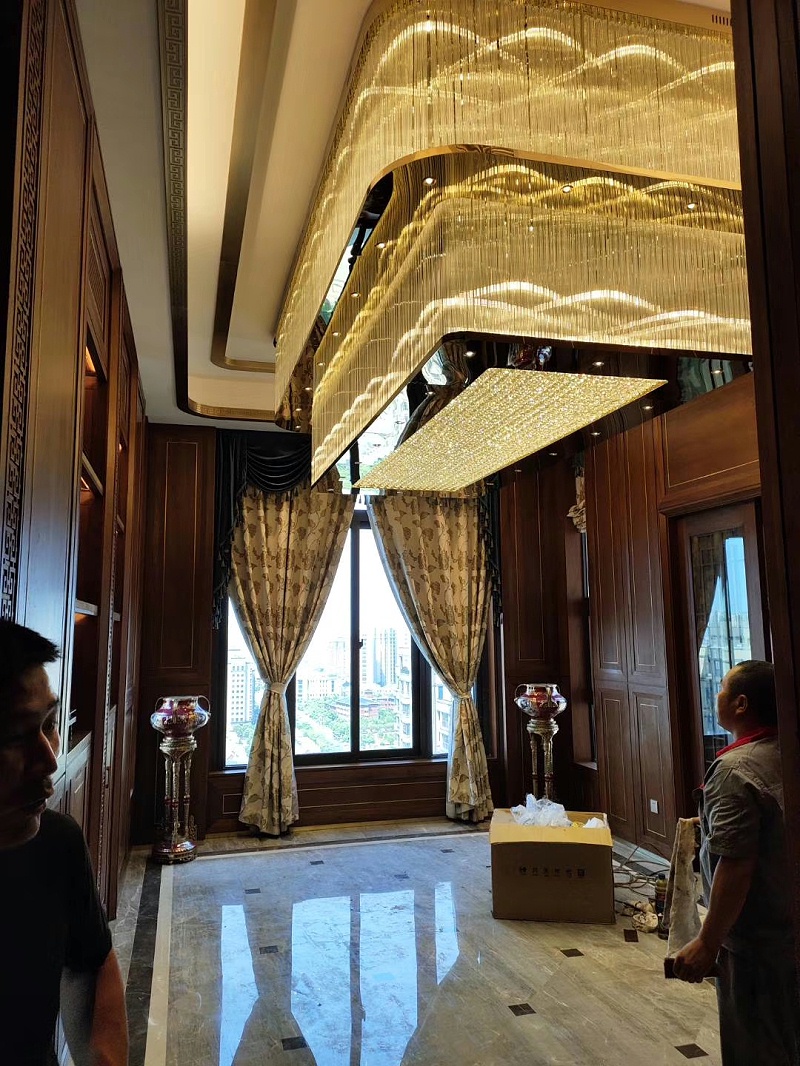 南郊一品21楼新中式护墙板窗套 南郊一品21楼新中式护墙板窗套